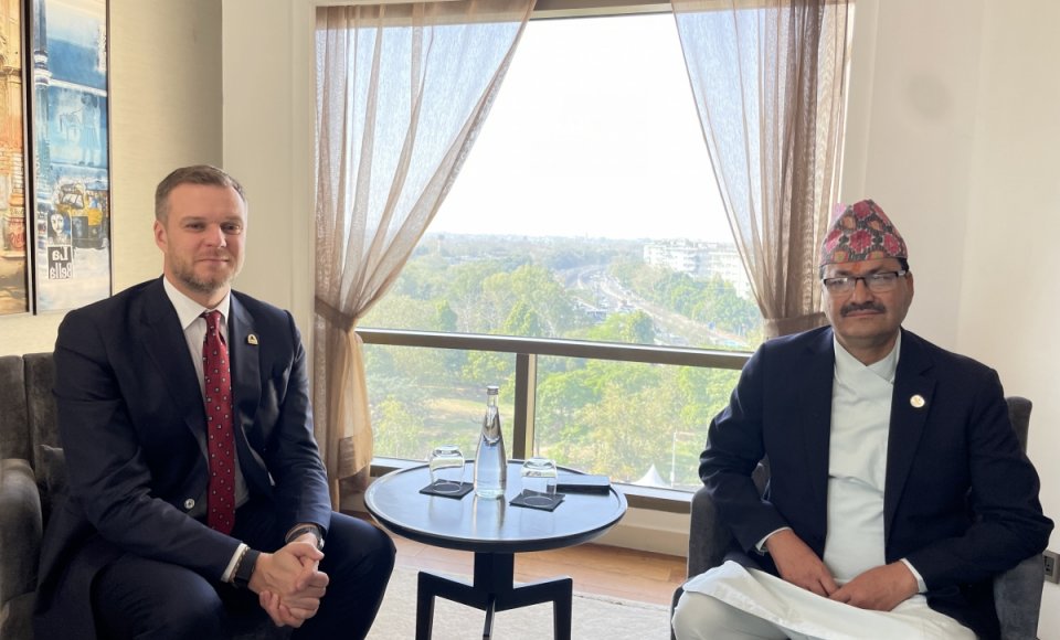Gabrielius Landsbergis met with Nepal’s Foreign Minister: “The same values bring our countries closer”