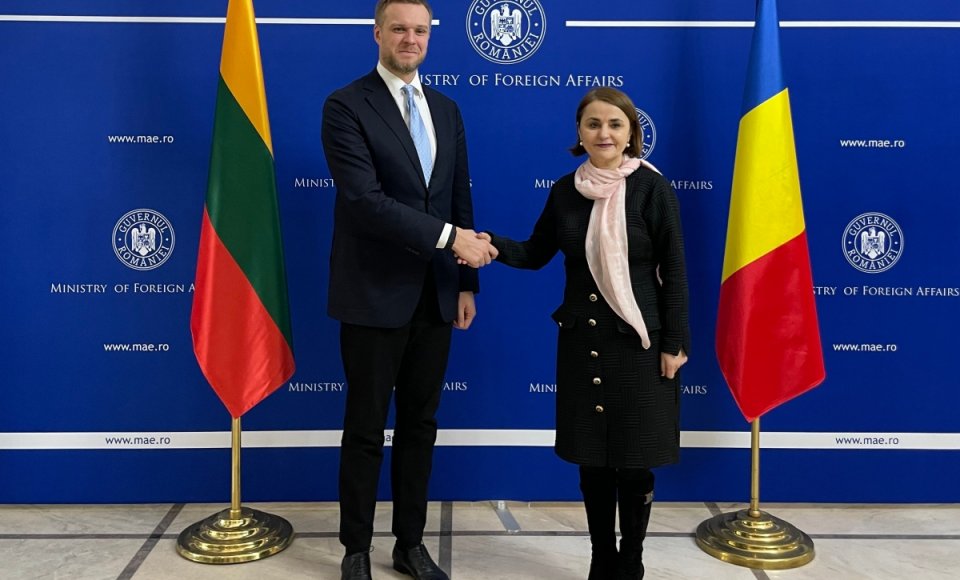 Landsbergis met with Romania’s Foreign Minister: “We need to bring together like-minded people...