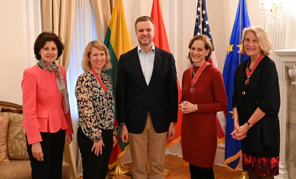 Prominent security experts awarded Stars of Lithuania's Diplomacy in Washington, D.C.