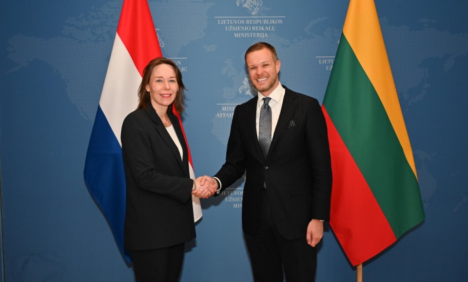 Landsbergis meets with the Minister of Foreign Affairs of the Netherlands: “Europe’s future is decided in Ukraine today”