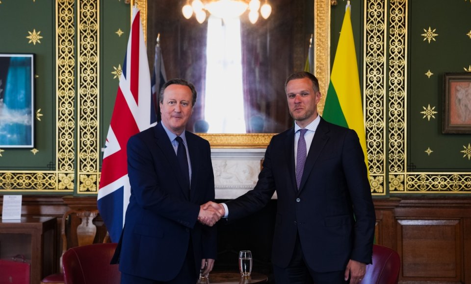 Landsbergis meets with Cameron: “Ukraine needs more help, and Europe must urgently find ways to deliver it”