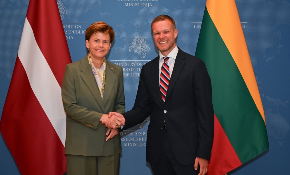 Landsbergis meets with the Foreign Minister of Latvia: “Russia poses the biggest direct,...