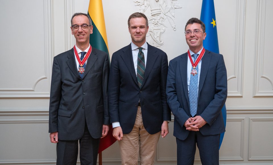 Landsbergis confers Lithuania’s Diplomacy Stars on EU diplomats: "Today, it is more important than ever to speak a common language of geopolitics"