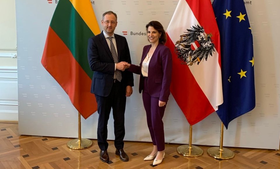 Viceministras S. Šatūnas: Lietuva ir Austrija pasirengusios kovoti su instrumentalizuota nelegalia migracija ir gilinti ES vidaus rinką