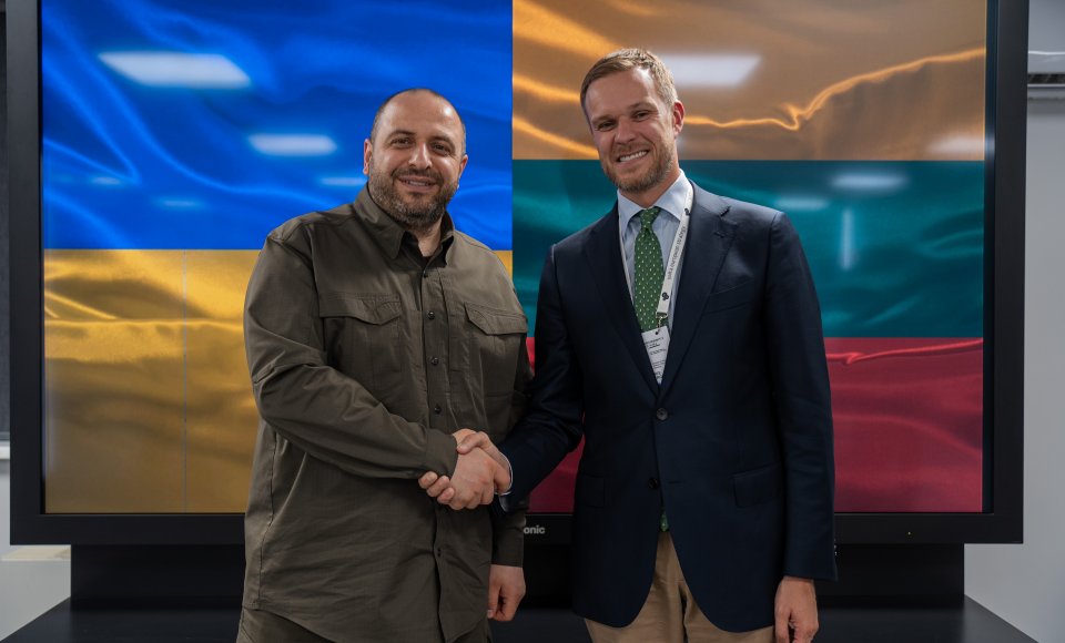 Landsbergis meets with Umerov and thanks the Ukrainians for the defence of the whole of Europe
