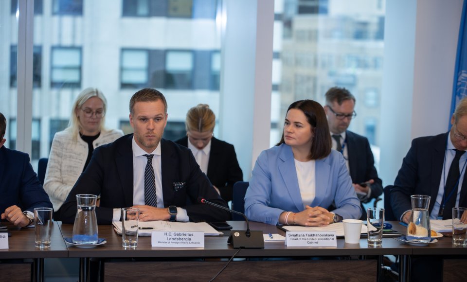 Landsbergis: "Belarus is increasingly becoming like a prison, and until meaningful changes take place, any discussion of lifting sanctions is out of question"