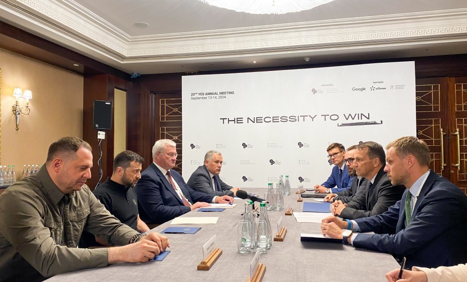 Landsbergis podczas spotkania z W. Zełeńskim: Społeczność międzynarodowa powinna wyrażać nie współczucie dla Ukrainy, tylko zobowiązać się wreszcie do zwycięstwa