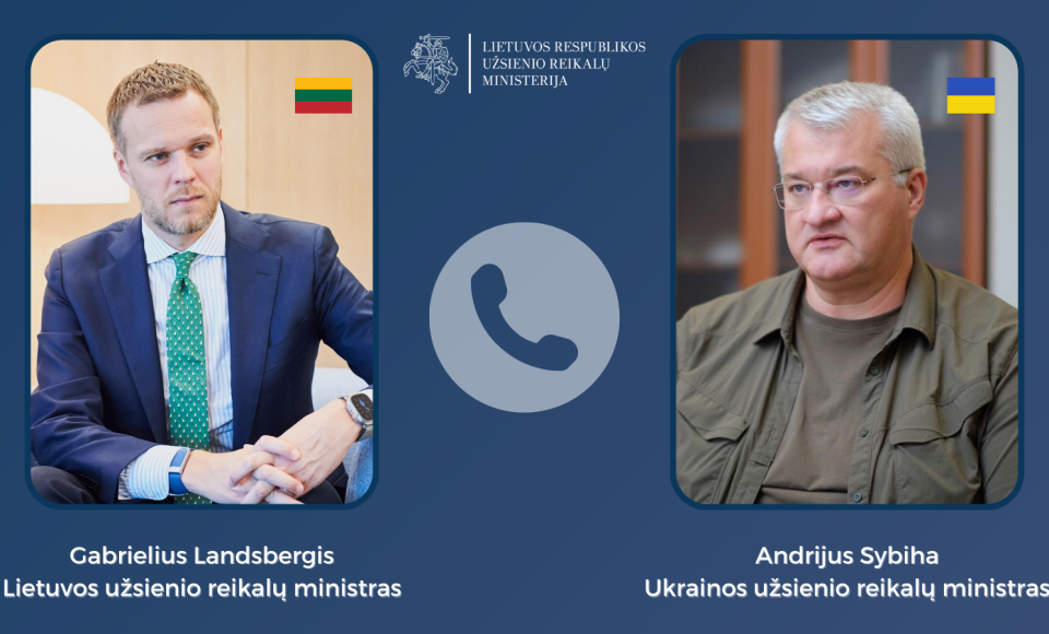 Ministras G. Landsbergis: „Ukrainos pergalė ir toliau išlieka mūsų svarbiausiu tikslu“