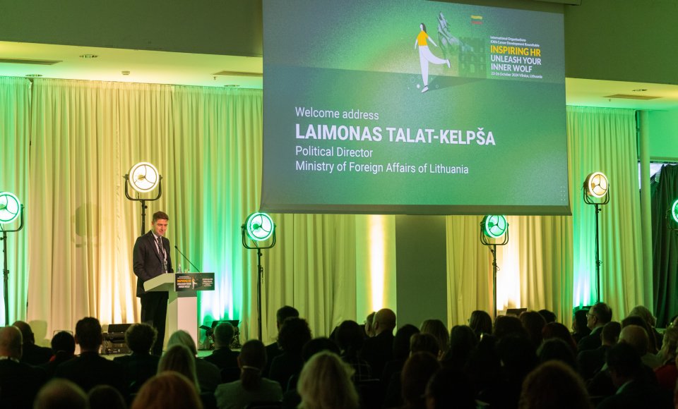 Vilniuje tarptautinių organizacijų personalo ekspertai ir vadovai diskutuoja apie karjeros raidą