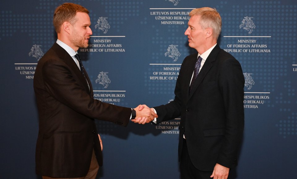Landsbergis meets the new Ambassador of Norway: "Lithuania and Norway are determined to...