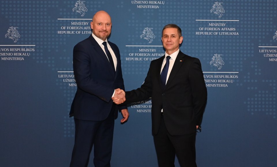 Viceministras J. Survila susitikime su Moldovos gynybos ministru A. Nosatîi: „Lietuva toliau visapusiškai padės Moldovai jos eurointegraciniame kelyje“