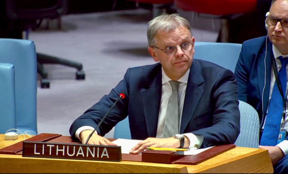 Minint 1000 dienų nuo Rusijos agresijos prieš Ukrainą, Lietuva Jungtinių Tautų Saugumo Taryboje...