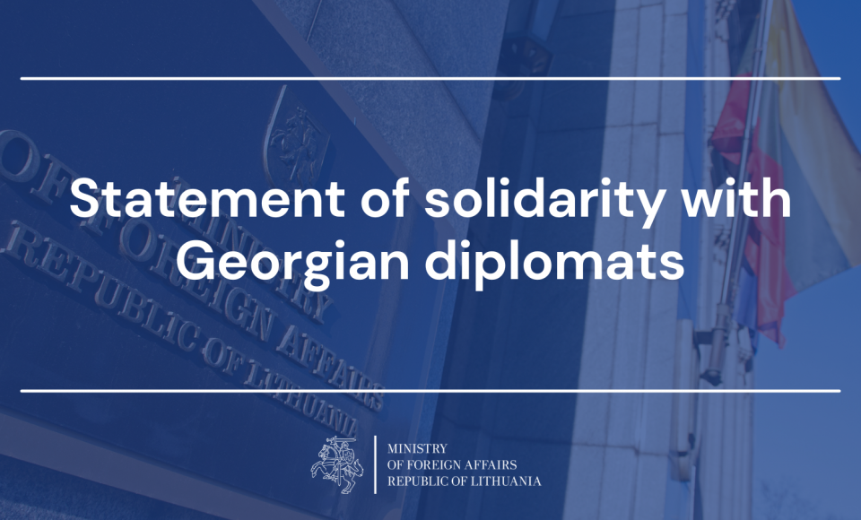 Statement of solidarity with Georgian diplomats