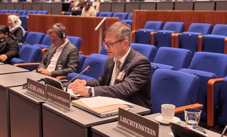 Pernai rinkimus į OPCW Vykdomąją Tarybą laimėjusi Lietuva aktyviai telkia tarptautinės bendruomenės paramą Ukrainai ir izoliuojant Rusiją 