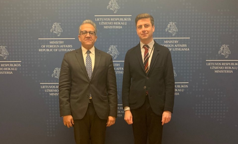 Su Egipto kandidatu  į UNESCO generalinio direktoriaus pareigas aptarti Lietuvos ir UNESCO...