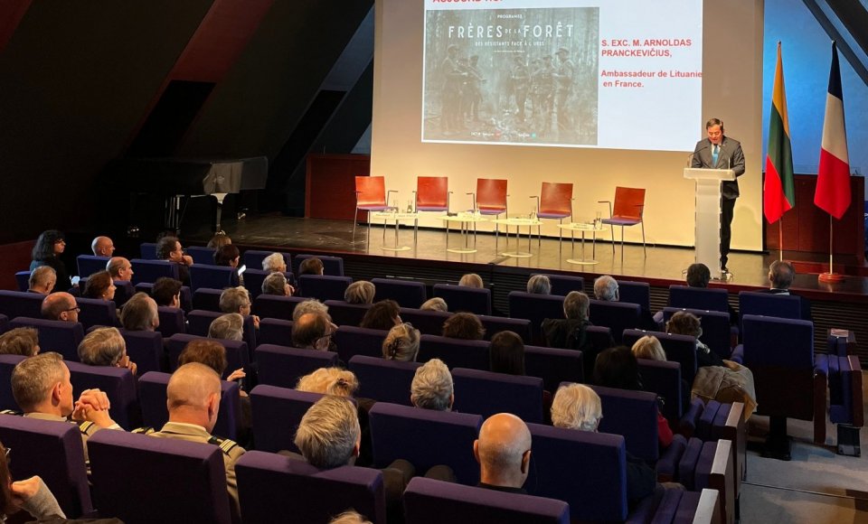 L'histoire de la résistance lituanienne antisoviétique commémorée à Paris