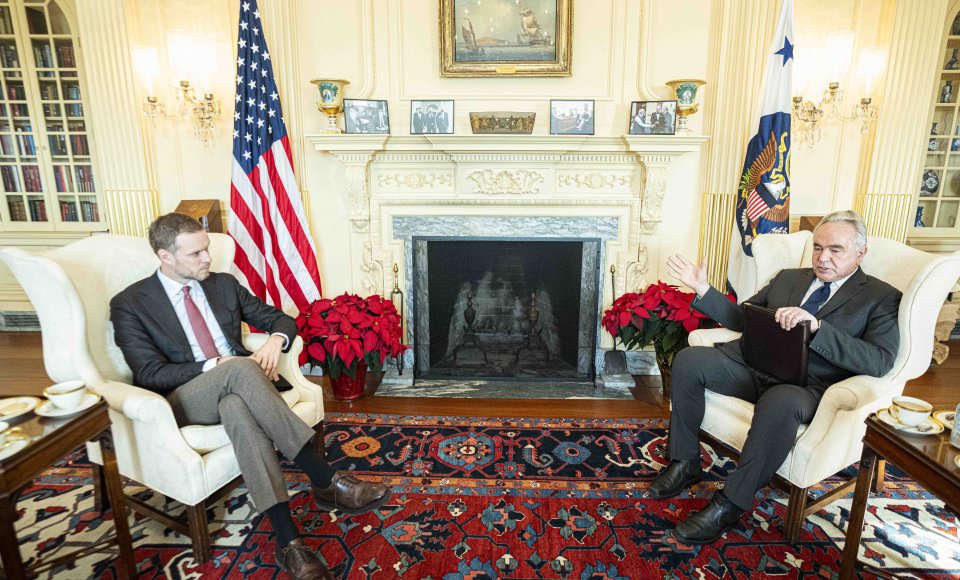 Gabrielius Landsbergis meets with U.S. Deputy Secretary of State Kurt Campbell in Washington