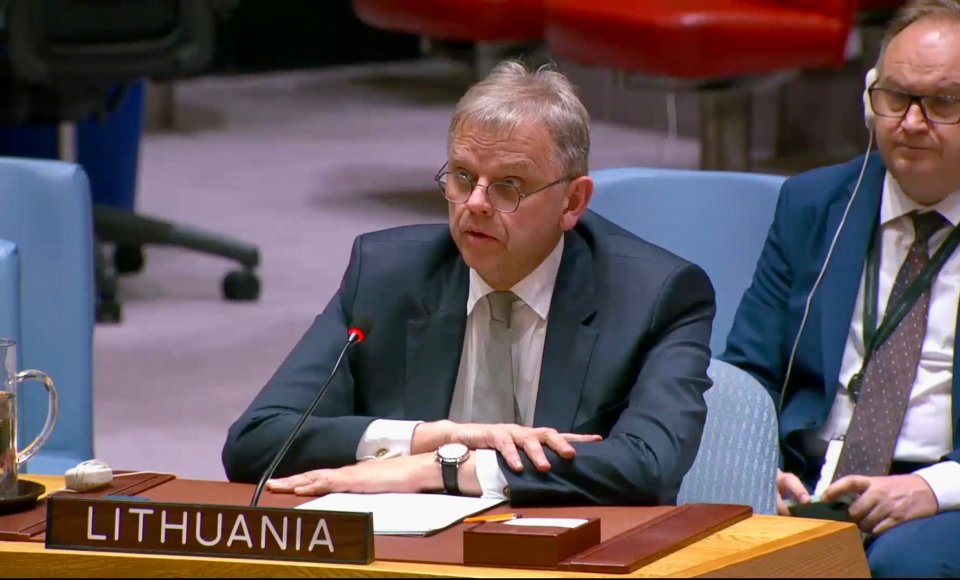JT Saugumo Taryboje Lietuva pasmerkė intensyvėjančias Rusijos karines atakas
