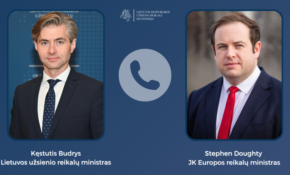 Ministras K. Budrys: Lietuvą ir Jungtinę Karalystę sieja bendras grėsmių suvokimas ir saugesnės...