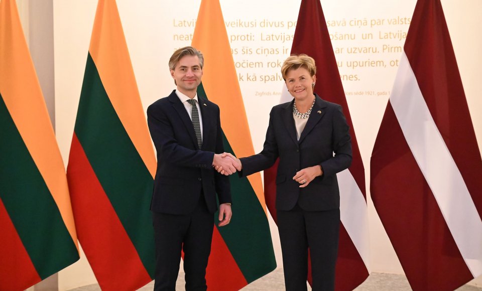 Budrys met with Latvia’s Minister of Foreign Affairs