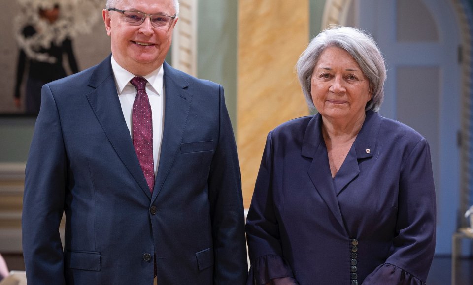 Ambassador E. Meilūnas presented letters of credence to the Governor General of Canada