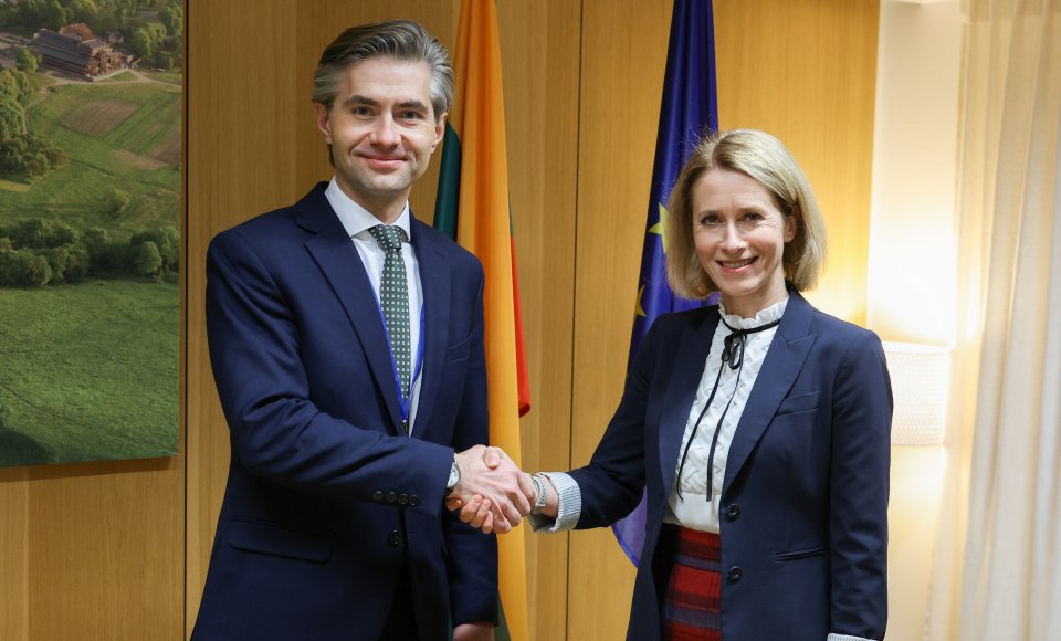 Budrys met with the High Representative for Foreign Affairs and Security Policy Kallas