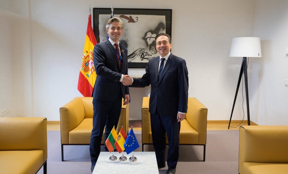 Budrys met with the Spanish Foreign Minister