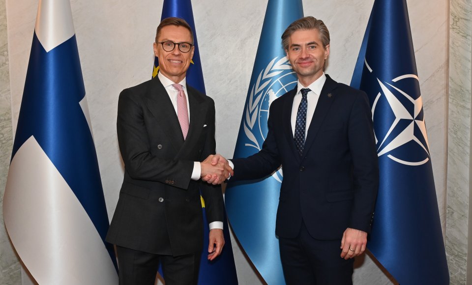 K. Budrys na spotkał się z prezydentem Finlandii: tymczasowe nietrwałe rozwiązania nie...