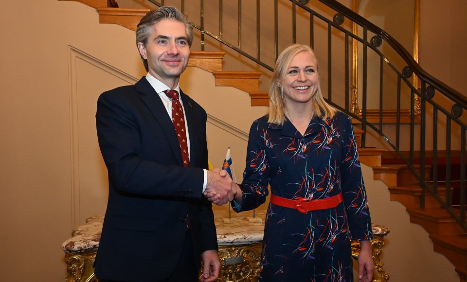K. Budrys w Finlandii: pokój na Ukrainie jest pokojem w Europie