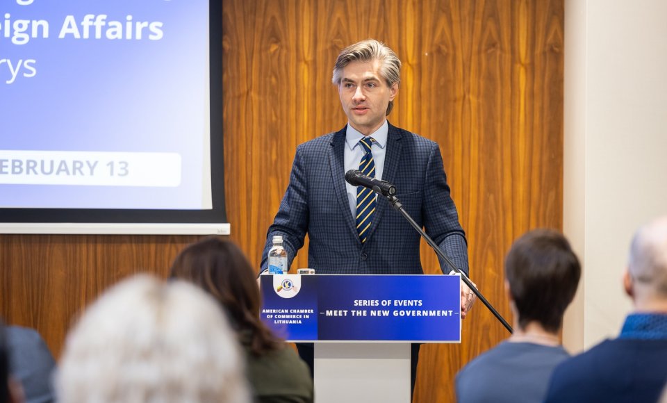 K. Budrys susitikime su Amerikos prekybos rūmų nariais: JAV buvo ir išliks strateginiu Lietuvos partneriu