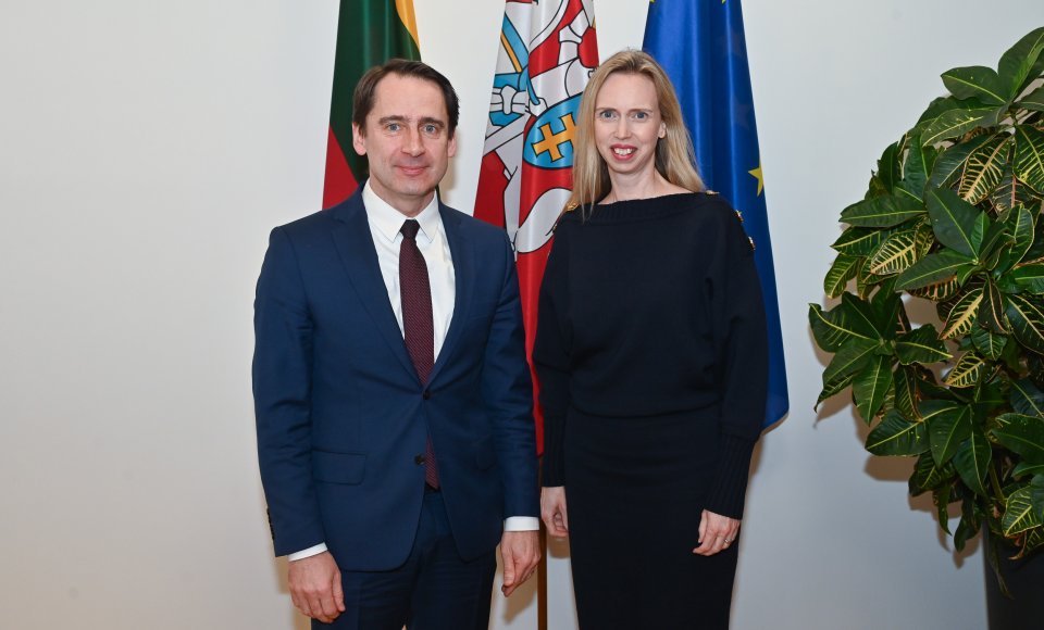 Foreign Vice-Minister Mitkus and the U.S. Ambassador: strong transatlantic cooperation serves the...