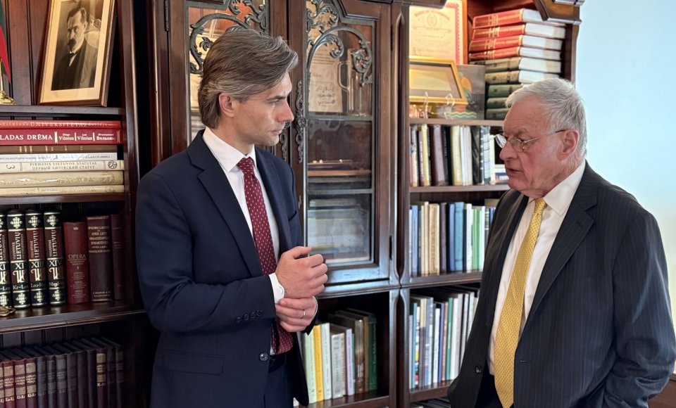 K. Budrys Vašingtone: taika Ukrainoje yra bendras Europos ir JAV tikslas
