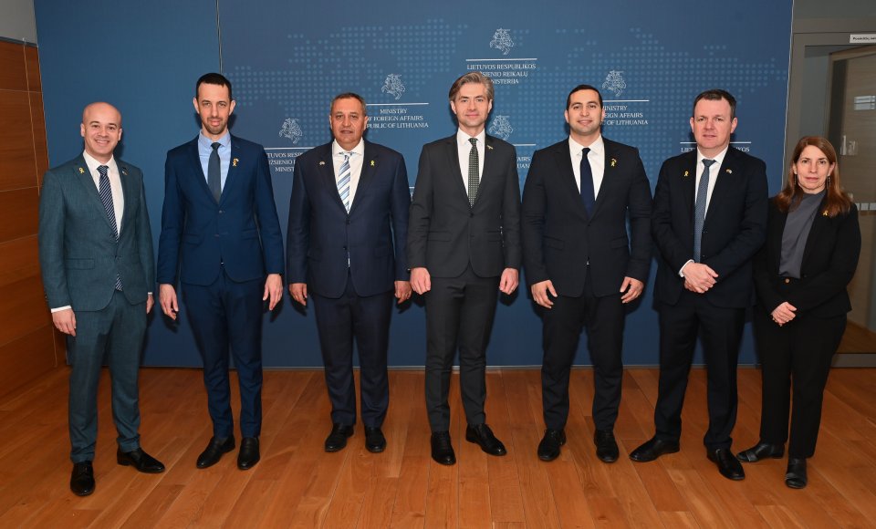 Minister Budrys met with a delegation of the Israeli Parliamentary Friendship Group