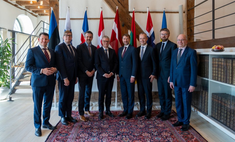 Užsienio reikalų viceministras saugumo politikos klausimus aptarė NB8 susitikime Kopenhagoje