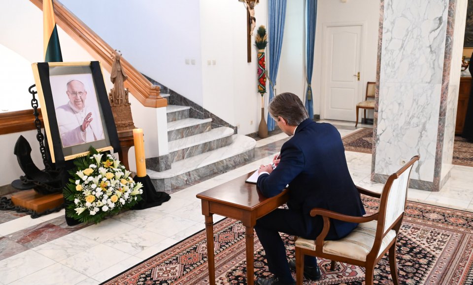 Министр К. Будрис: послание папы Франциска идти по пути в надежде вдохновляет нас сегодня стремиться к истине и миру в Украине 