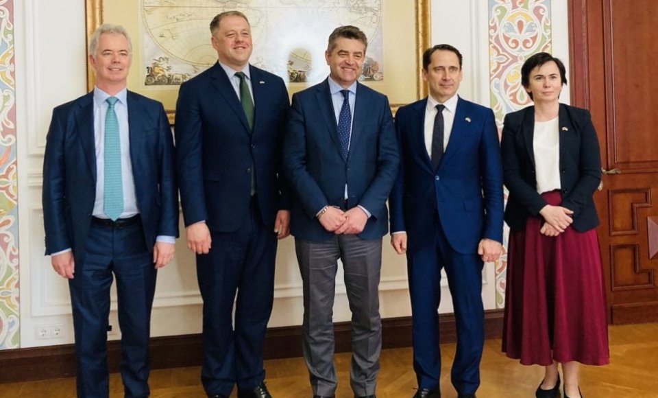 Вице-министр иностранных дел С. Миткус во время встреч в Киеве обратил особое внимание членству...