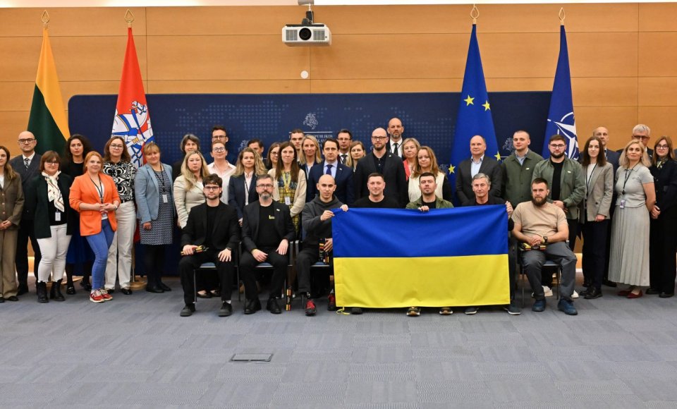 S. Mitkus: Ukrainos karių drąsa ir pasiaukojimas yra įkvėpimas mums visiems