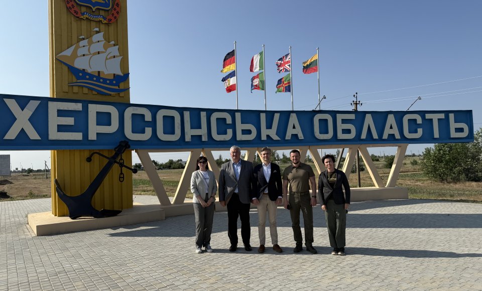 Minister Budrys visited Kherson and Mykolaiv Oblasts