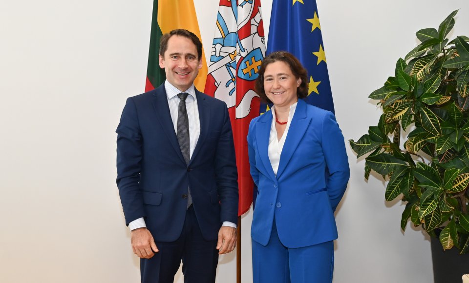 Užsienio reikalų viceministras Sigitas Mitkus susitiko su naujaisiais Prancūzijos ir Austrijos ambasadoriais 