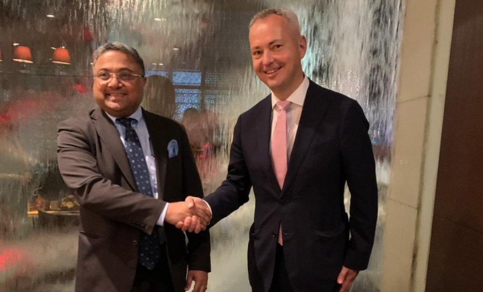 Wiceminister Pranevičius omawia sytuację geopolityczną w Europie i Indiach w New Delhi