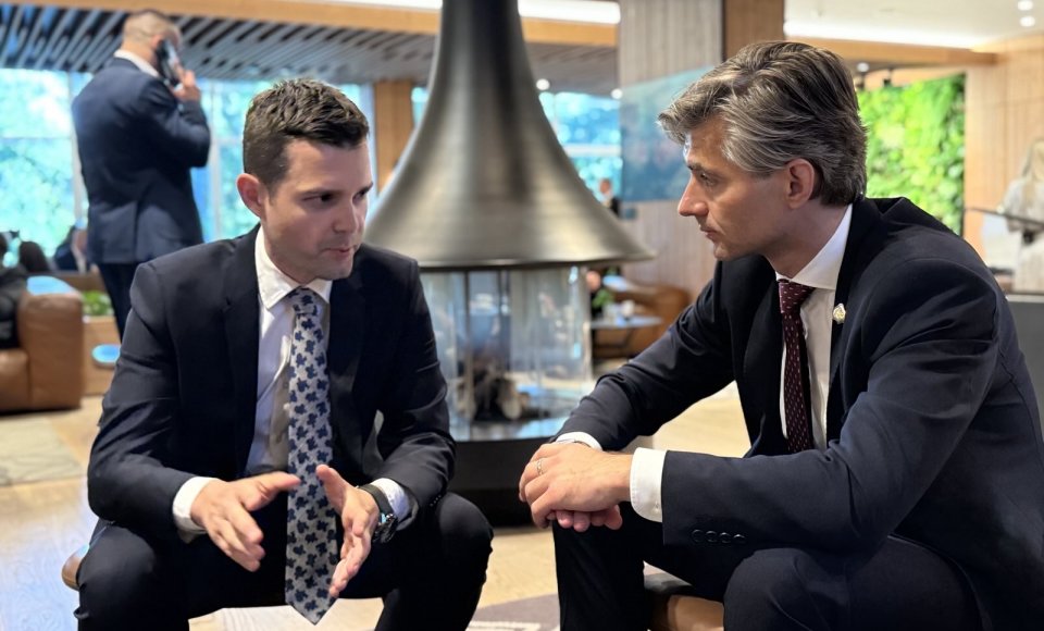 Budrys meets with the Foreign Minister of North Macedonia