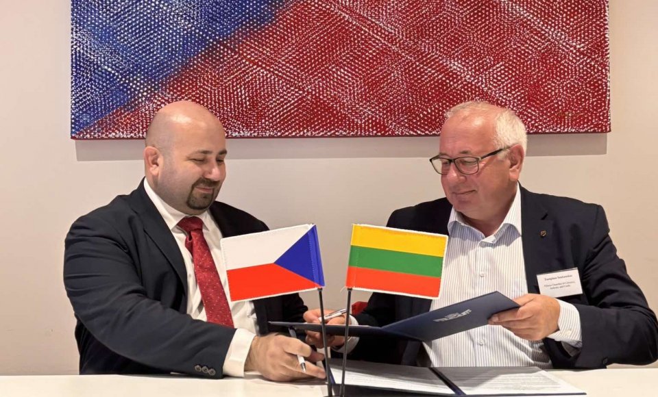 Lietuvos – Čekijos verslo forume Prahoje pasirašytas dvišalis memorandumas atvers duris verslo bendradarbiavimui
