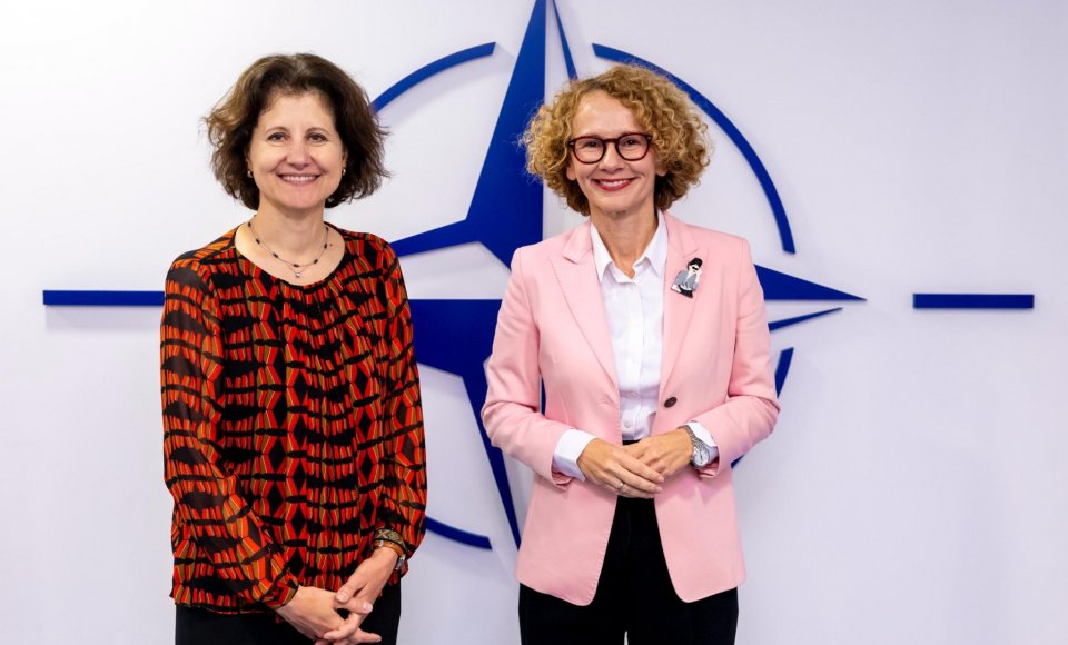 Užsienio reikalų viceministrė A. Plepytė susitiko su NATO generalinio sekretoriaus pavaduotoja