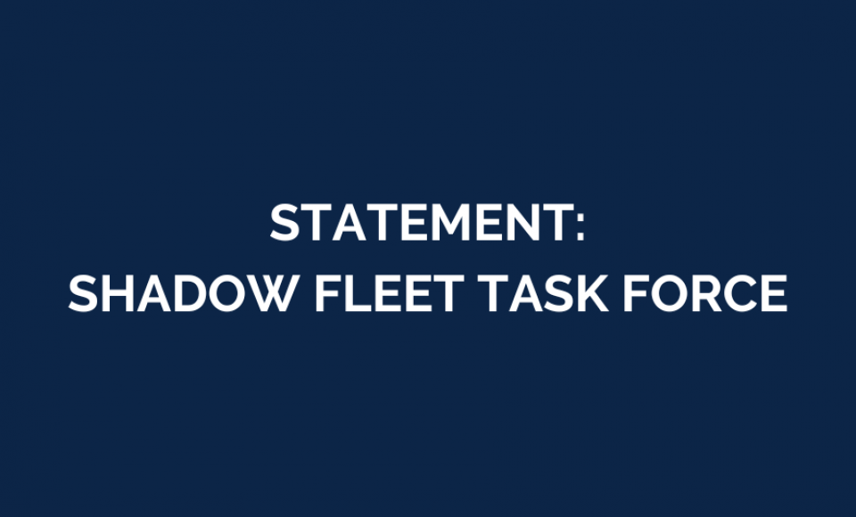 Statement: Shadow Fleet Task Force