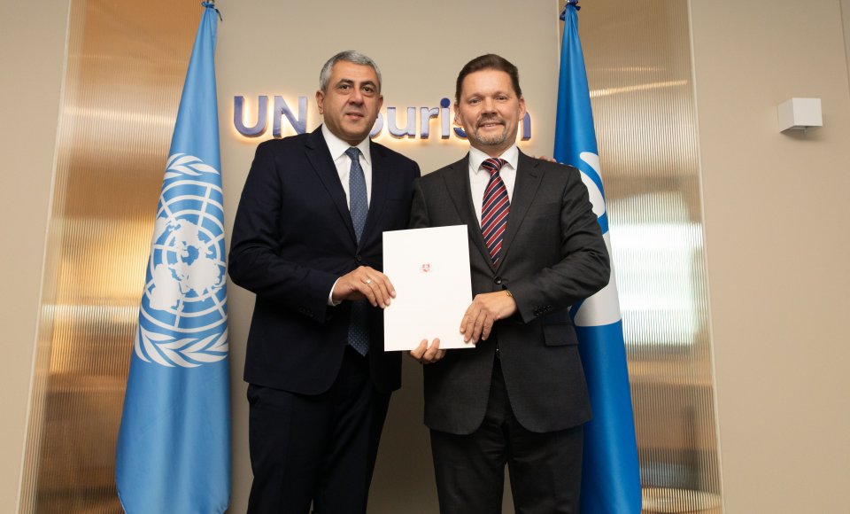L'ambassadeur Tomas Irnius a présenté des lettres de créance au Secrétaire général de...