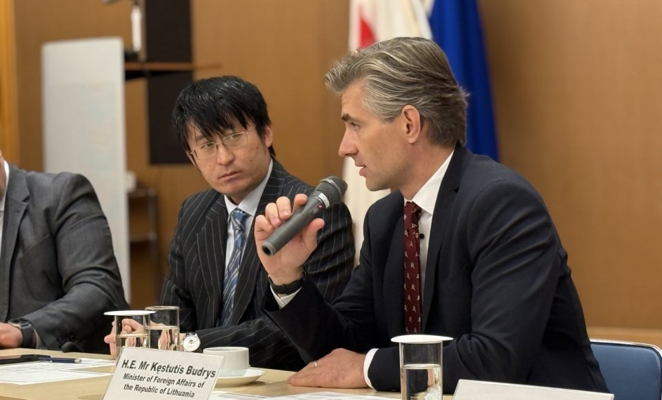 Budrys in Tokyo: European security and that of the Indo-Pacific are inseparable