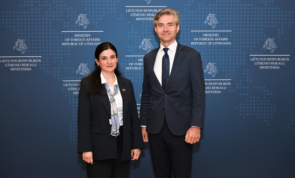 Minister Budrys spotkał się z ambasador Turcji, która objęła stanowisko na Litwie