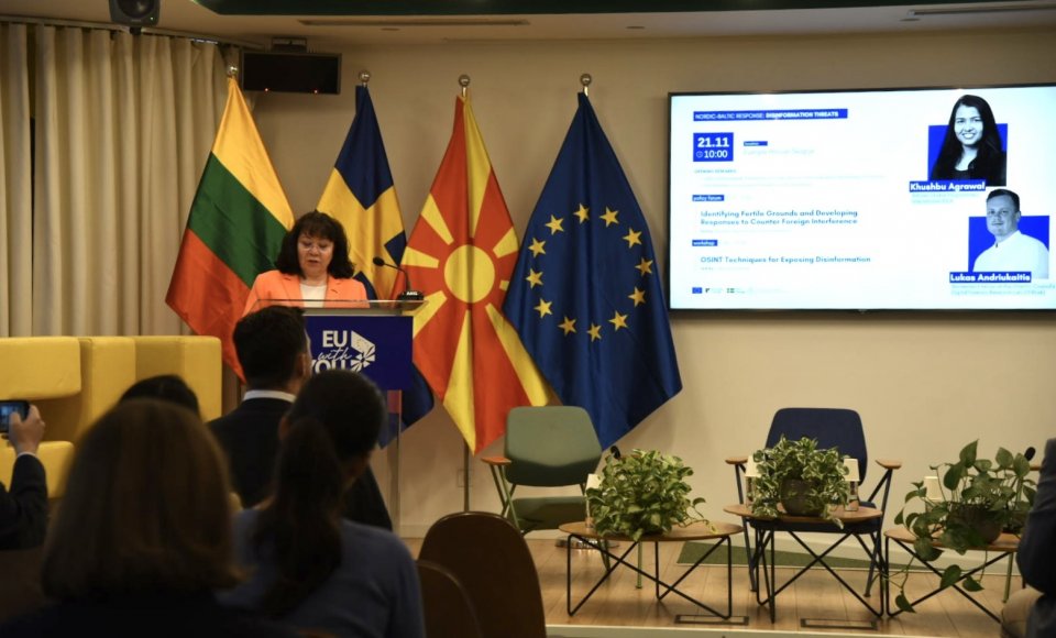 Lietuva ir partneriai stiprina visuomenės atsparumą dezinformacijai – surengtas renginių ciklas Šiaurės Makedonijoje
