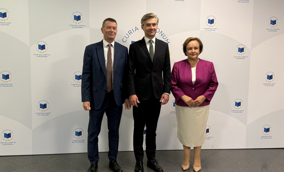 Budrys visited the European Court of Auditors and the Court of Justice of the European Union in Luxembourg