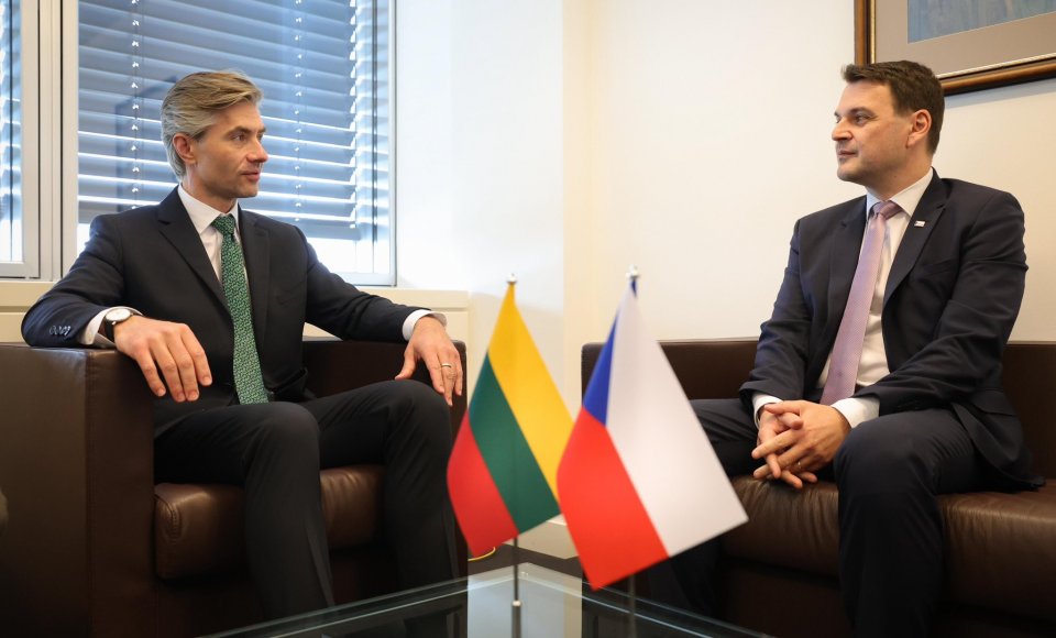 K. Budrys Liuksemburge susitiko su Čekijos užsienio reikalų ministru P. Macinka